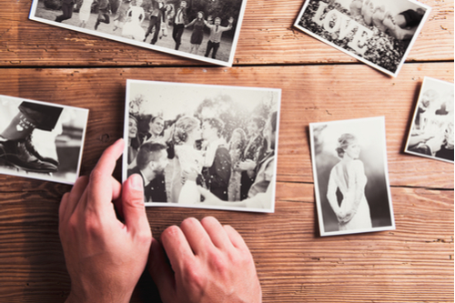 Looking through old photos
